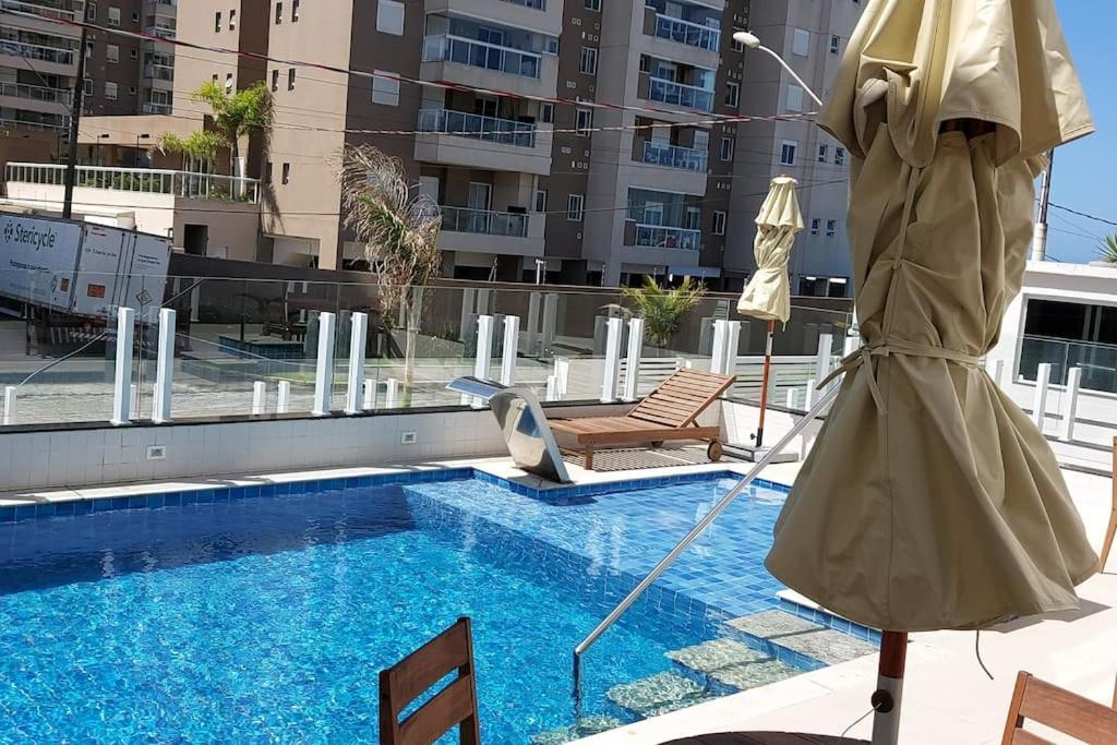 Ap, Condominio, Vista Do Mar, Piscina, Estacionamento Itanhaém Exterior foto